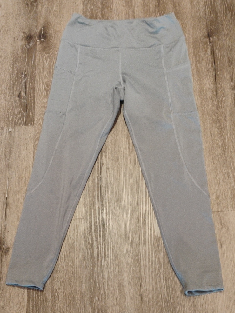 Insulated Grey Size Medium Leggings With Pockets
